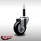 Service Caster 3.5'' SS Black Poly Wheel Swivel 3/4'' Expanding Stem Caster SCC-SSEX20S3514-PPUB-BLK-34 - alternate 3
